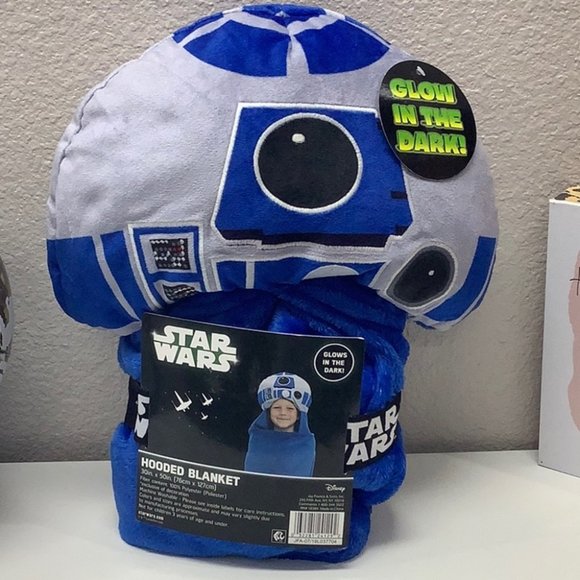 Disney Star Wars Glow In The Dark Hooded Blanket - Picture 3 of 5